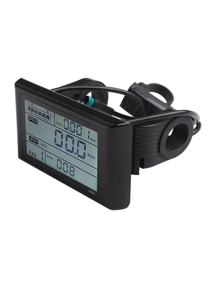 JN 36V/48V LCD-S900 Display For Electric Bicycle 5 Pin Waterproof Pulg E-Bike LCD Meter Display Accessories Cycling Spare Part