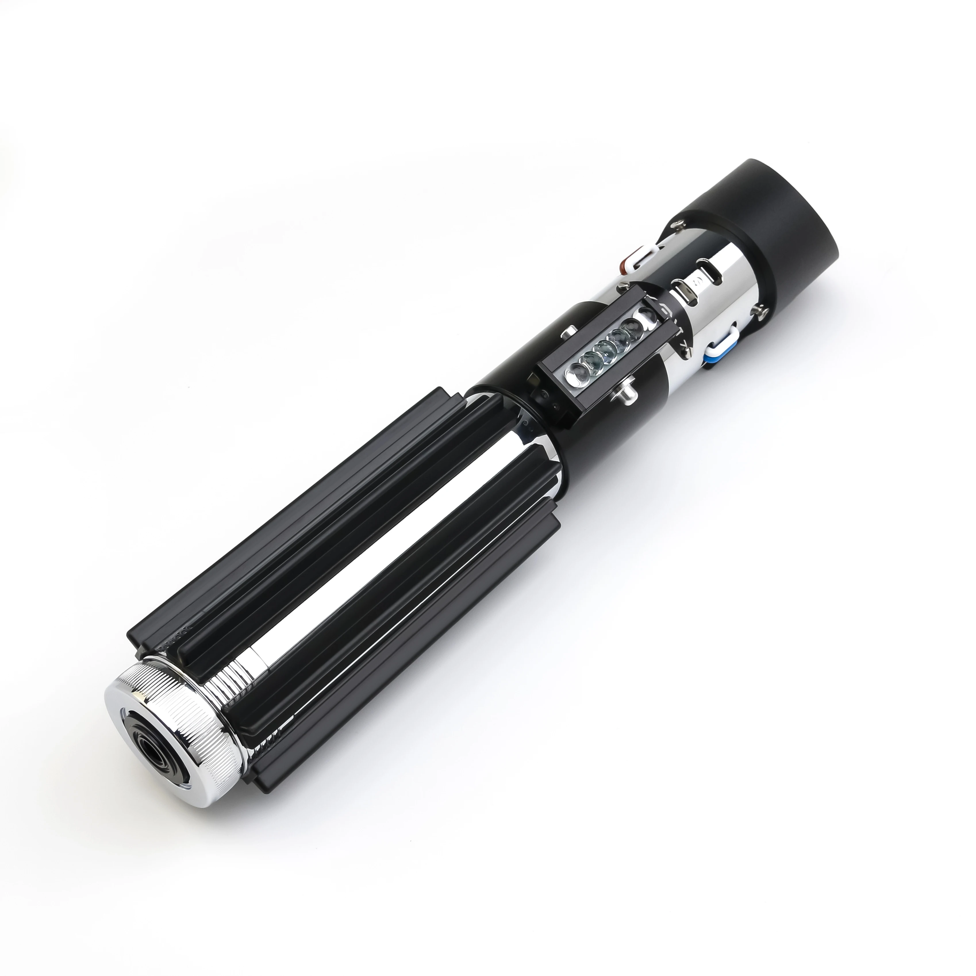 Lightsaber Neo Pixel SNV4 Smooth Swing Metal Handle LED Strip Blade Blaster Christmas Cosplay Toys Laser Sword Replica Vader