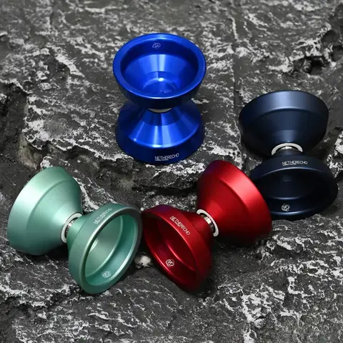 Professional Metal Yoyo, Unresponsive Aluminum Yo-Yo for Adults & Advanced Players, Stable Spin, Trick Yo-Yo Toy with Multiple