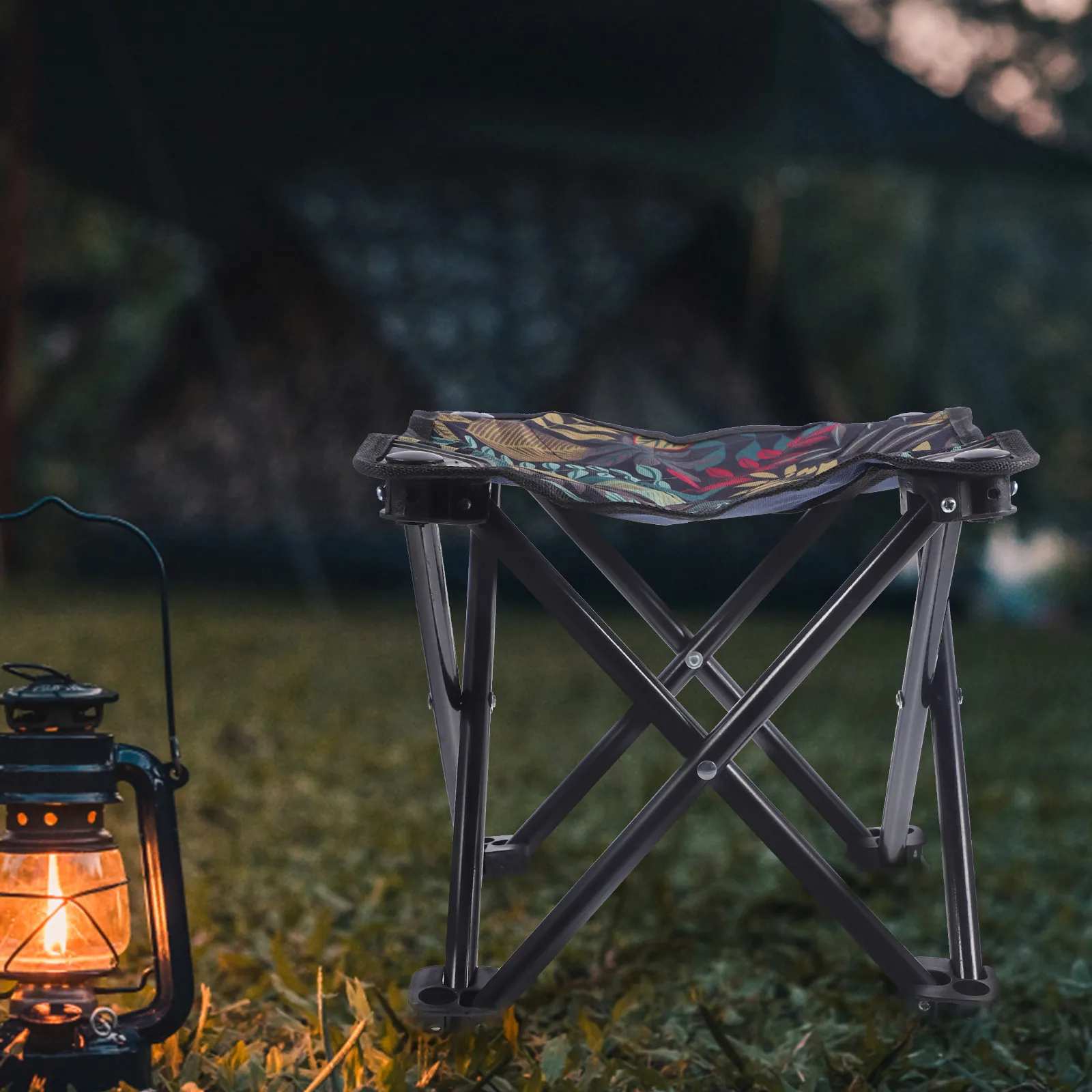 

Folding Table Chair Portable Camping Lightweight Small Bench Outdoor Fishing Stool Home Use Foldable Retractable for Artistic