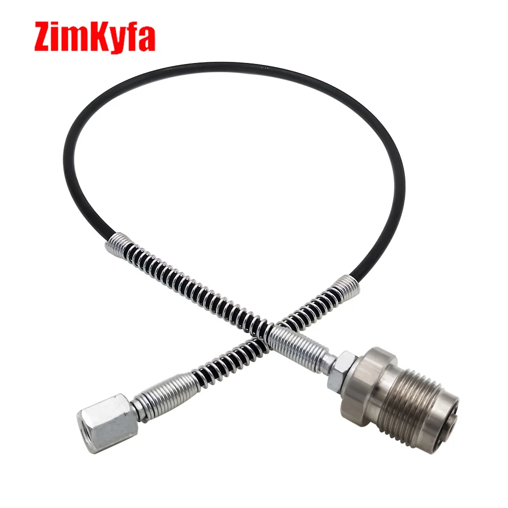 Scuba Diving 5/8BSPP Connector 24inch G1/8 DN3 High Pressure Inflation Air Hose