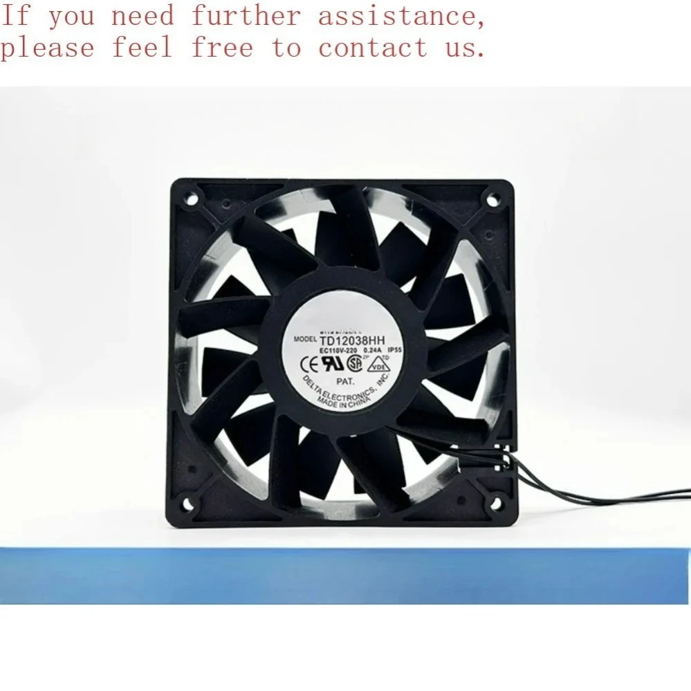 12CM TD12038HH EC 110V-220V 0.24A Energy Saving Booster Cabinet Cooling Fan For Delta（002）