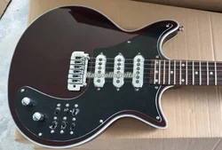 Wilkinson Style Bridge Wine Red Brian May Electric Guitar 3 Burns Pickups Tremolo Bridge 22 Frets 6 Switch Chrome Hardware