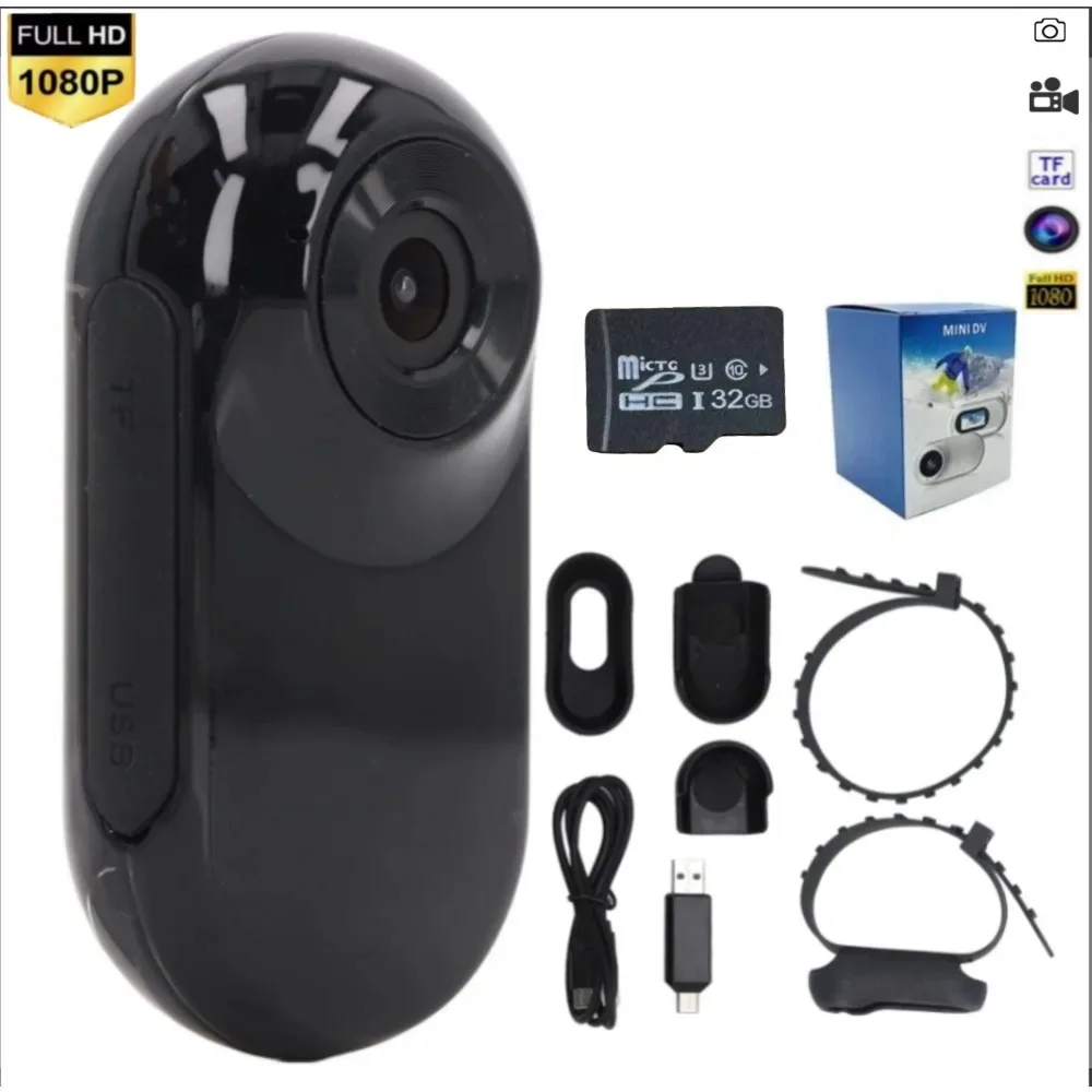 

1080P thumb camera, outdoor portable cycling pocket action camera