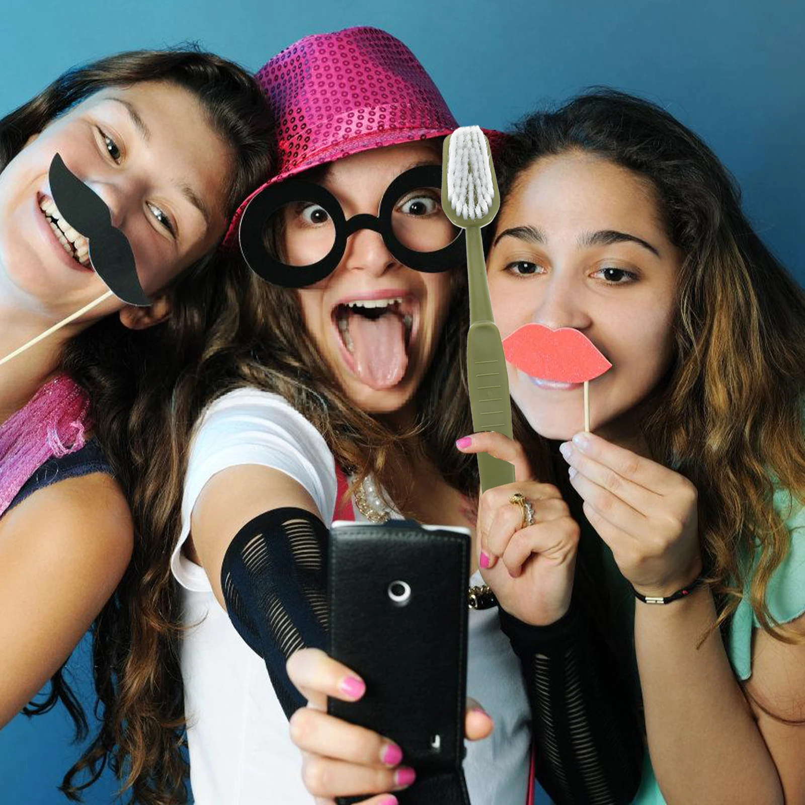 

1pc Giant Toothbrush Prop Oversized Fun Party Prank Halloween Costume Photo Booth Decoration Large Novelty Jumbo Brush Fake