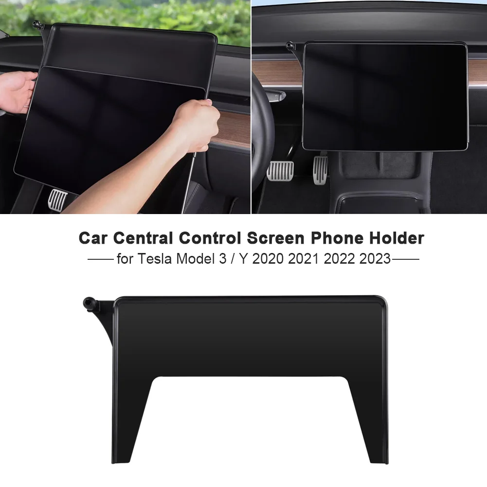 Uchwyt na telefon z ekranem centralny zamek samochodu do Tesla Model 3 Model Y 2020 2021 2022 2023 uchwyt na telefon stojak nowy