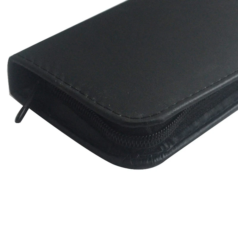 PU Leather Haircut Scissors Bag Hairdressing Hairstyling Scissors Case Multifunction Professional Salon Zipper Pouch Bag