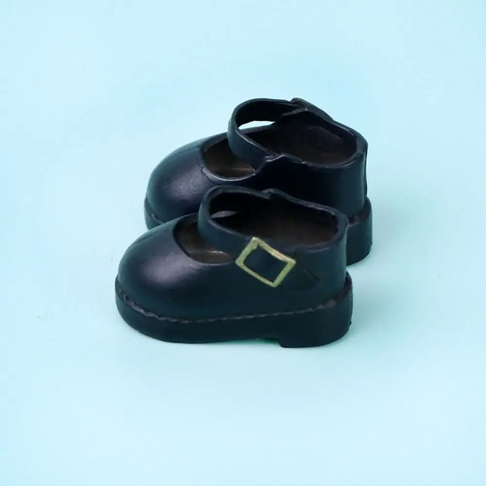 1 Pair Simulation OB11 Doll Uniform Shoes Three Colors Decoration Detachable Mary Jane Doll Shoes PVC Material Lovely