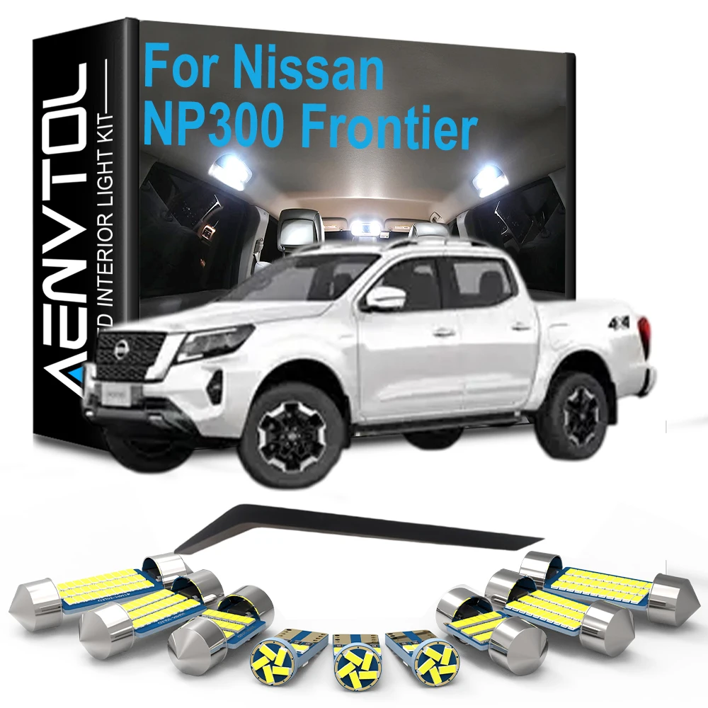 For Nissan NP300 Frontier 2016 2017 2018 2019 2020 2021 2022 Accessories Car Interior LED Light Canbus Dome License Plate Lamp
