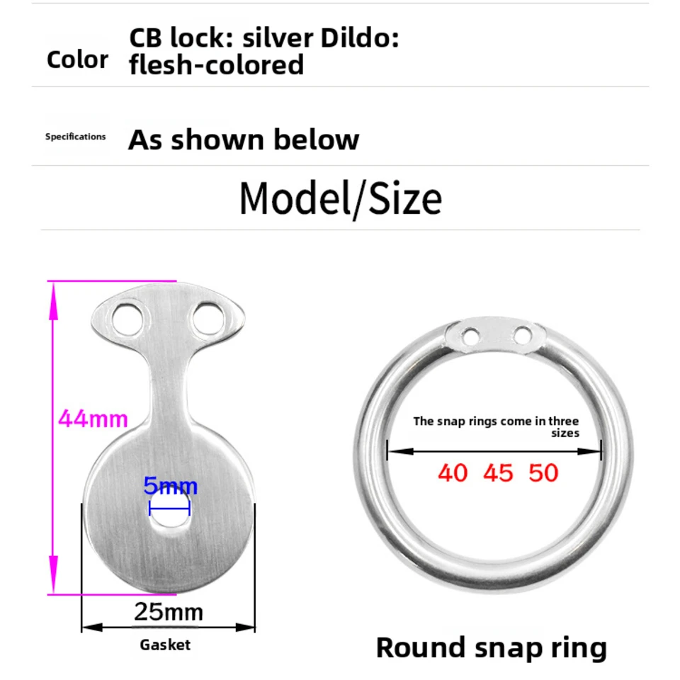 Metal Inverted Flat Negative Male Chastity Cage Detachable Cock Cage Urethral Catheter Penis Ring Dildos Fetish Sex Toys For Men view 3