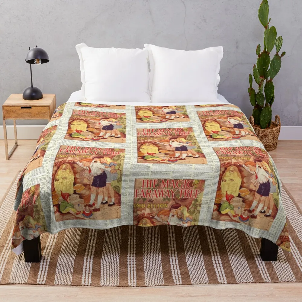 

The Magic Faraway Tree Book Cover Throw Blanket