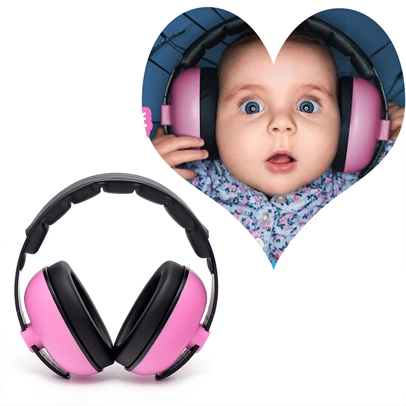 Baby Soundproof Earmuffs Earplugs Children Baby Protection Anti-noise Sleep Noise-cancelling Headphones Sleep Plane Silencer