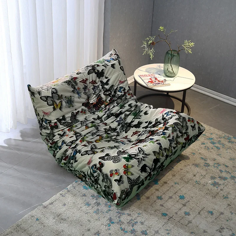 Butterfly Caterpillar Sofa Lazy Living Room Designer Single Leisure Chair Tatami  Living Room Sofa   Furniture Living Room