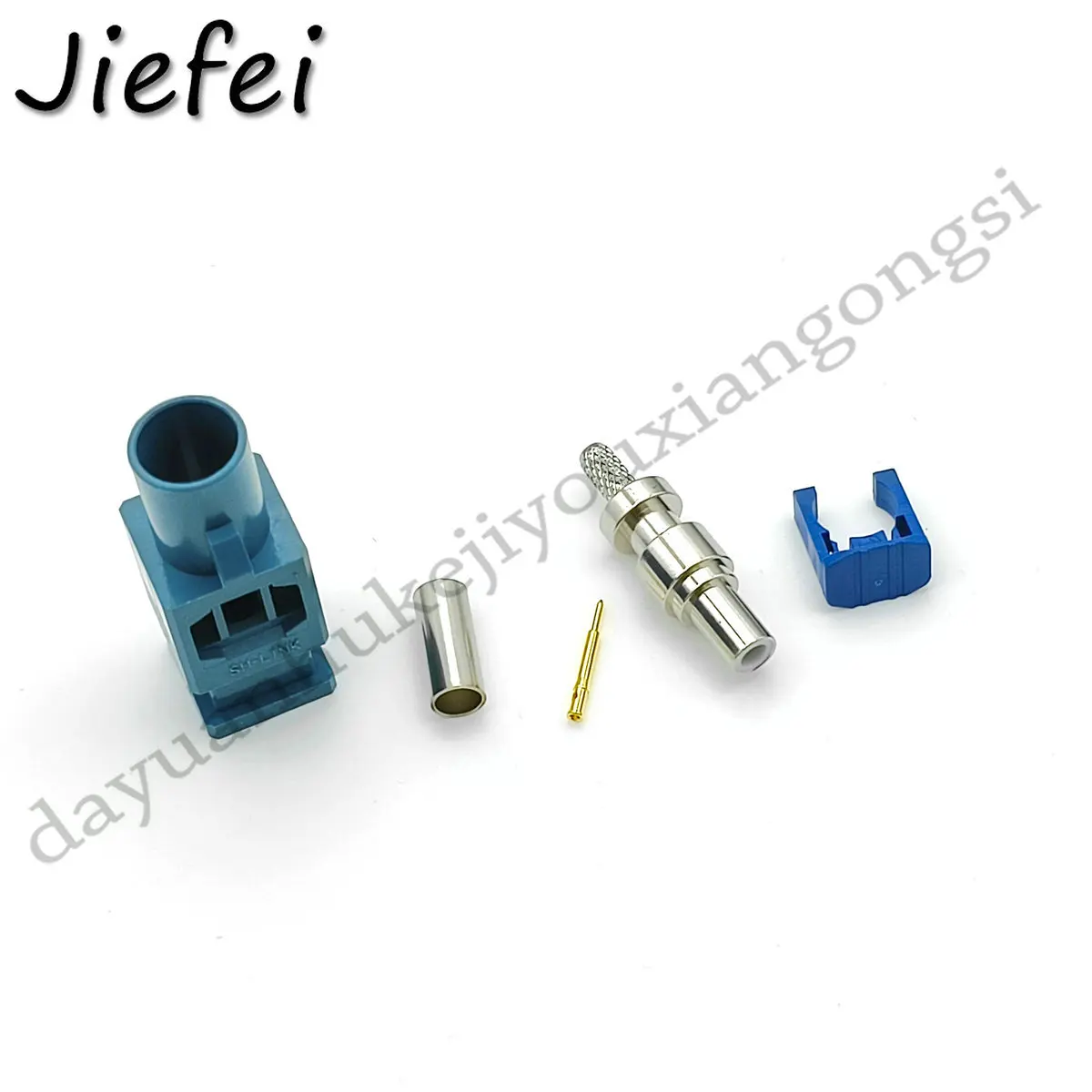 Imagem -03 - Conector Coaxial rf para Cabo Macho e Fêmea Plug Crimp Adaptador Coaxial Rg174 Rg316 Lmr100 100300 Pcs