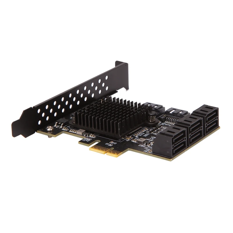 PCIE SATA Card 8 Port, 6Gbps SATA 3.0 Pcie Card, Pcie To SATA Controller Expansion Card, Upport 8 SATA 3.0 Devices