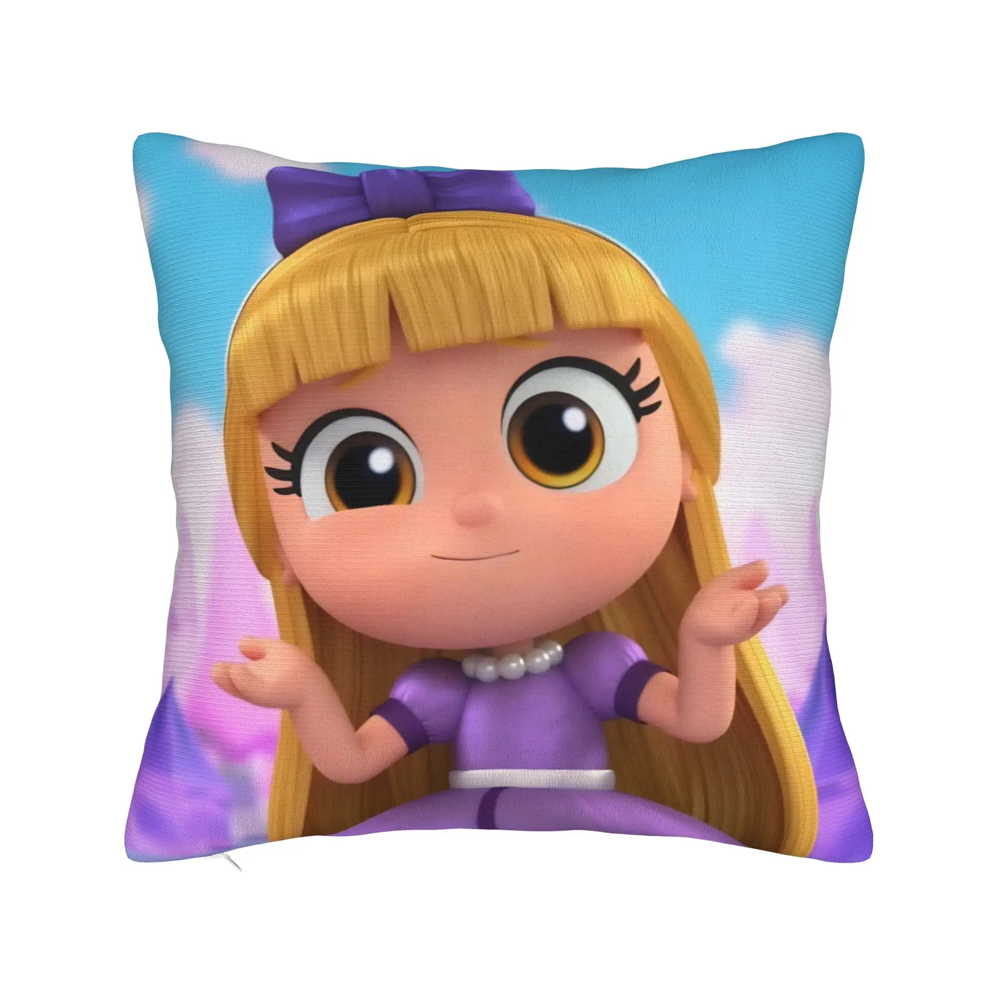 Grizelda True Rainbows Kingdoms Cartoon Square Pillow Covers Polyester Seat  Cushion Cover Cool Decor Throw Pillow Case 40*40