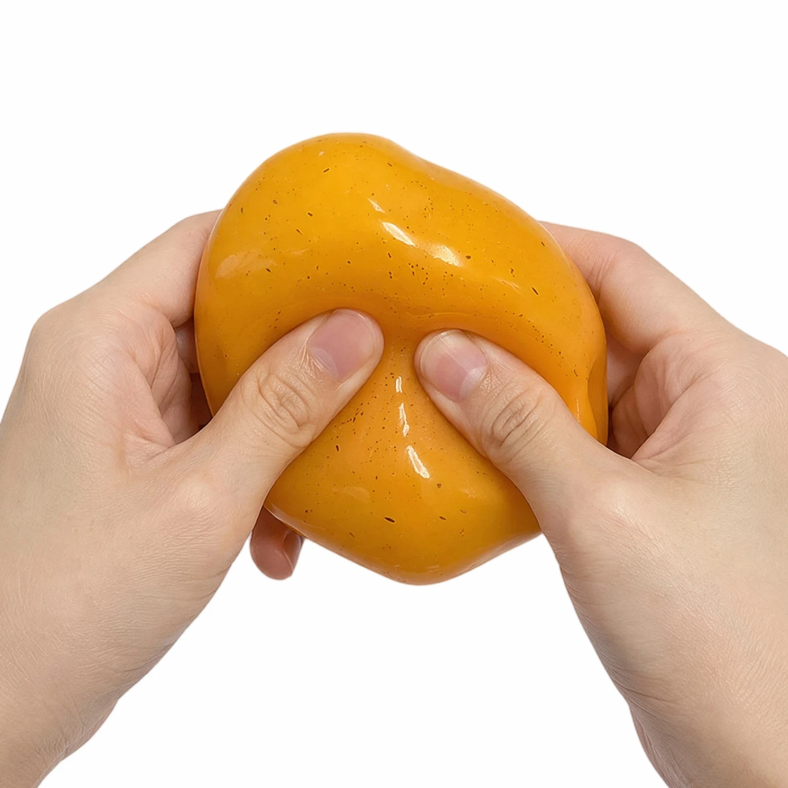 Color-Changing Soft Mango Stress Ball Realistic Fruit Squeezable Mango Toy for Kids Adults Workplace Study Travel Parties