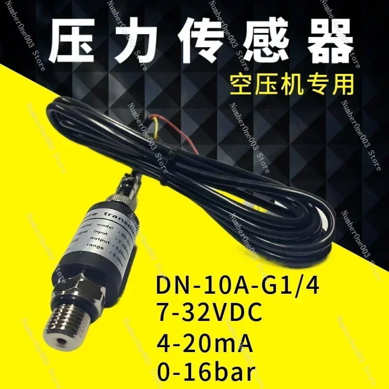 Variable Frequency Screw Air Compressor Pressure Sensor DN-10A-G1/4 7-32VDC 4-20mA Pressure Transmitter