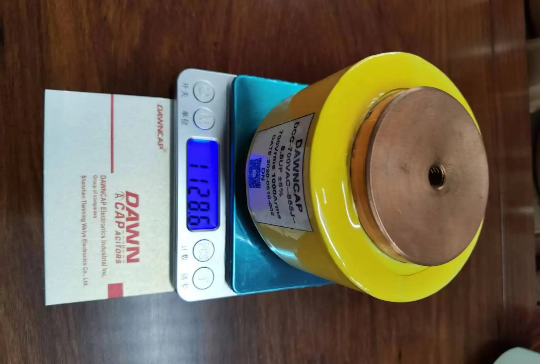 DAWNCAP  DCC 4.5Uf 700V $ 5.6UF  700V 8.5UF  700VAC 500KVAR  Water cooled large current  Big Current  Resonant  Capacitor