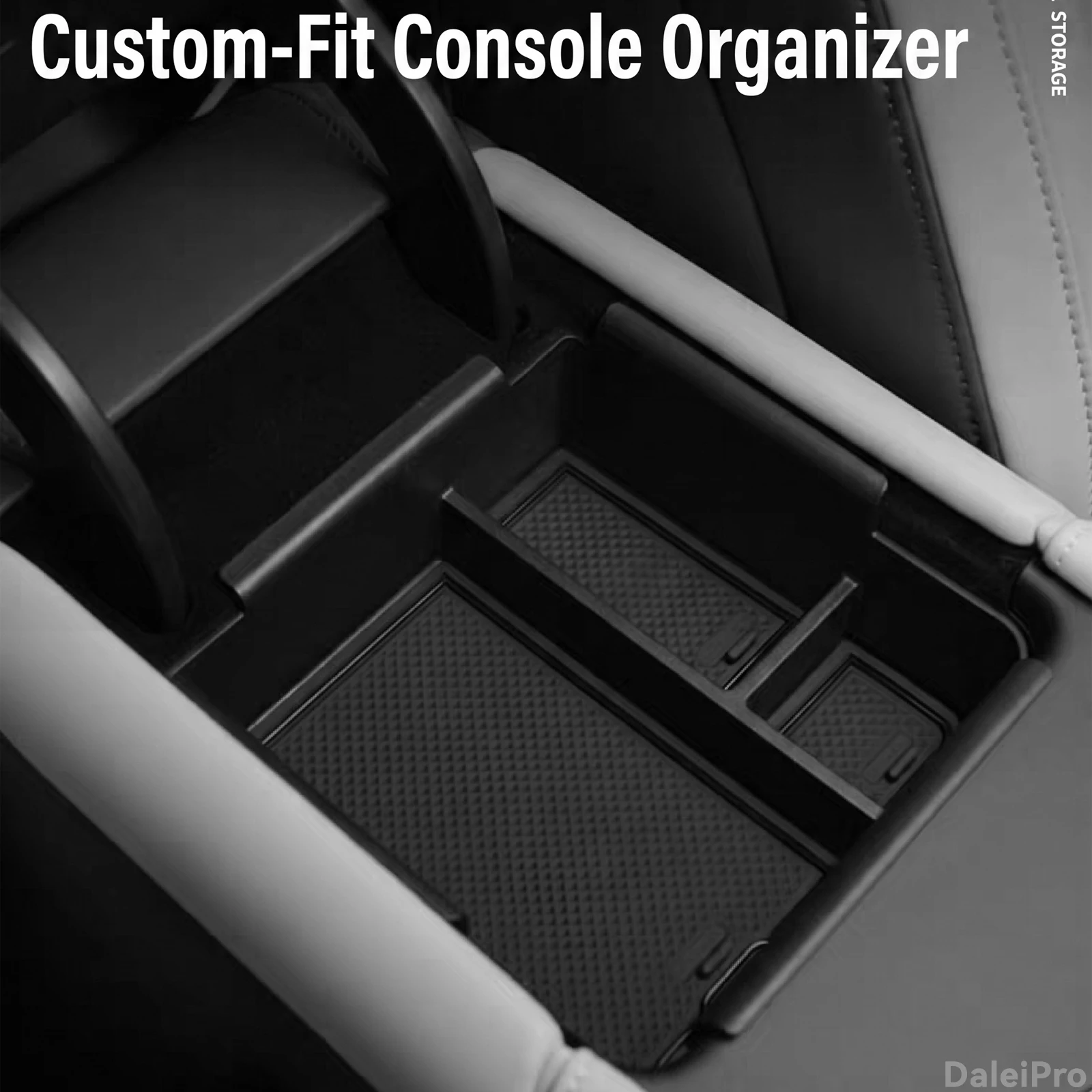 For MG IM6 2025 2026 Armrest Storage Box,Center Console Armrest Organizer Tray, Car Interior Storage Container Insert for MG iM6