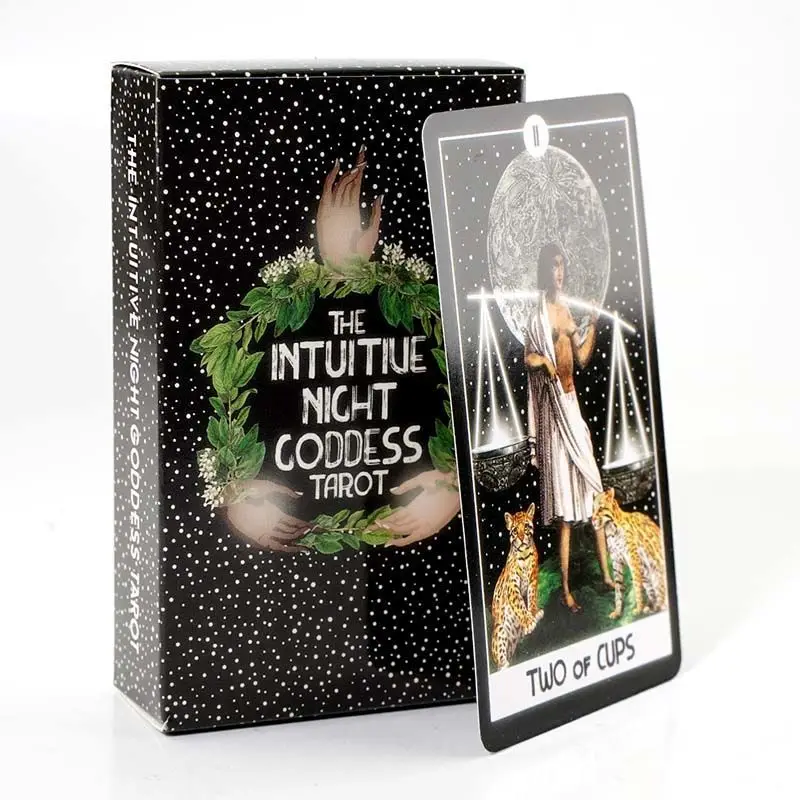 The Intuitive Night Goddess Tarot Cards A 78 Deck Oracle English Visions Divination Edition Borad Playing Games