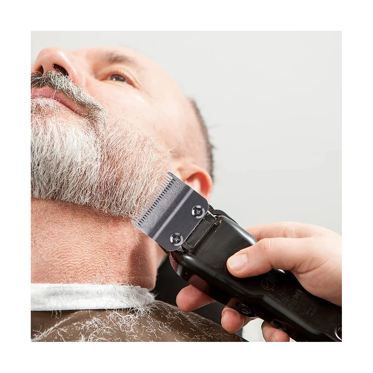 2 conjuntos de lâminas profissionais ajustáveis para máquina de cortar cabelo em aço carbono lâmina de substituição para 8148 Clipper-ABPX