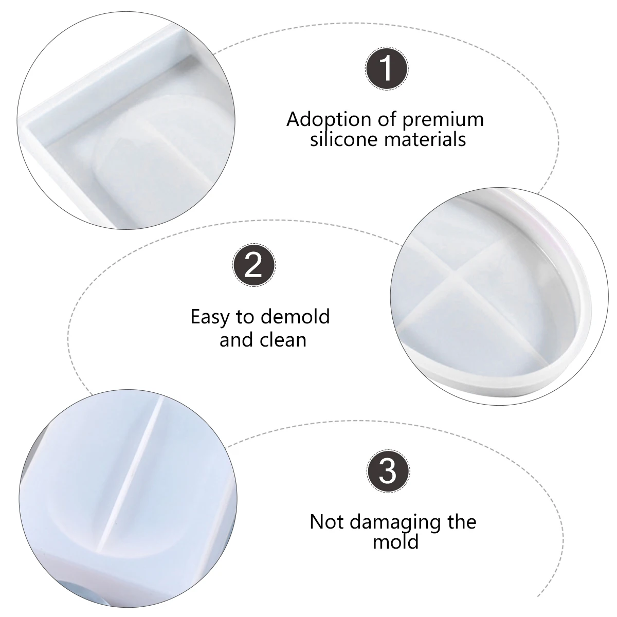 

2pcs Silicone Soap Box Diy Epoxy Art Mold Handmade Craft Storage Holder Durable Mold Easy Demold Practical For Diy Soap Making