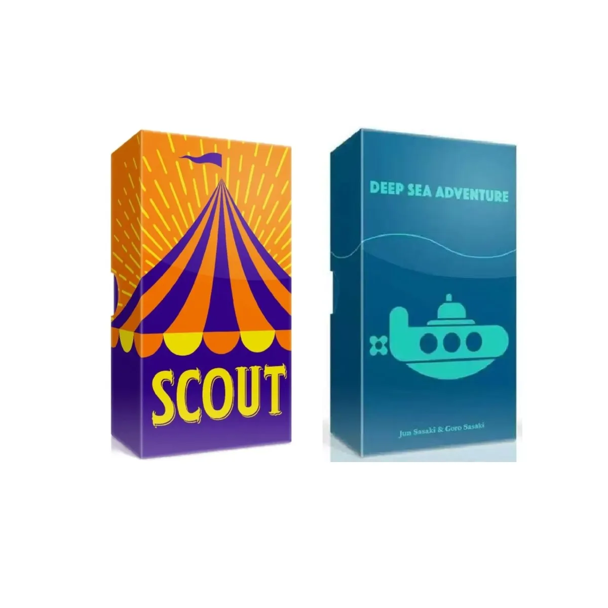 Juego de mesa Deep Sea Adventure • Juego de cartas Scout para 2-5 jugadores • Divertidos juegos de mesa de estrategia familiar