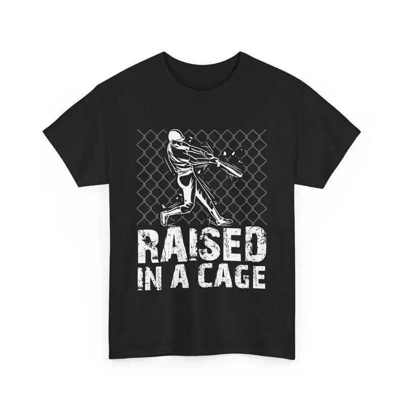 

Baseball Batter Catcher Pitcher Raised In The Cage T Shirt