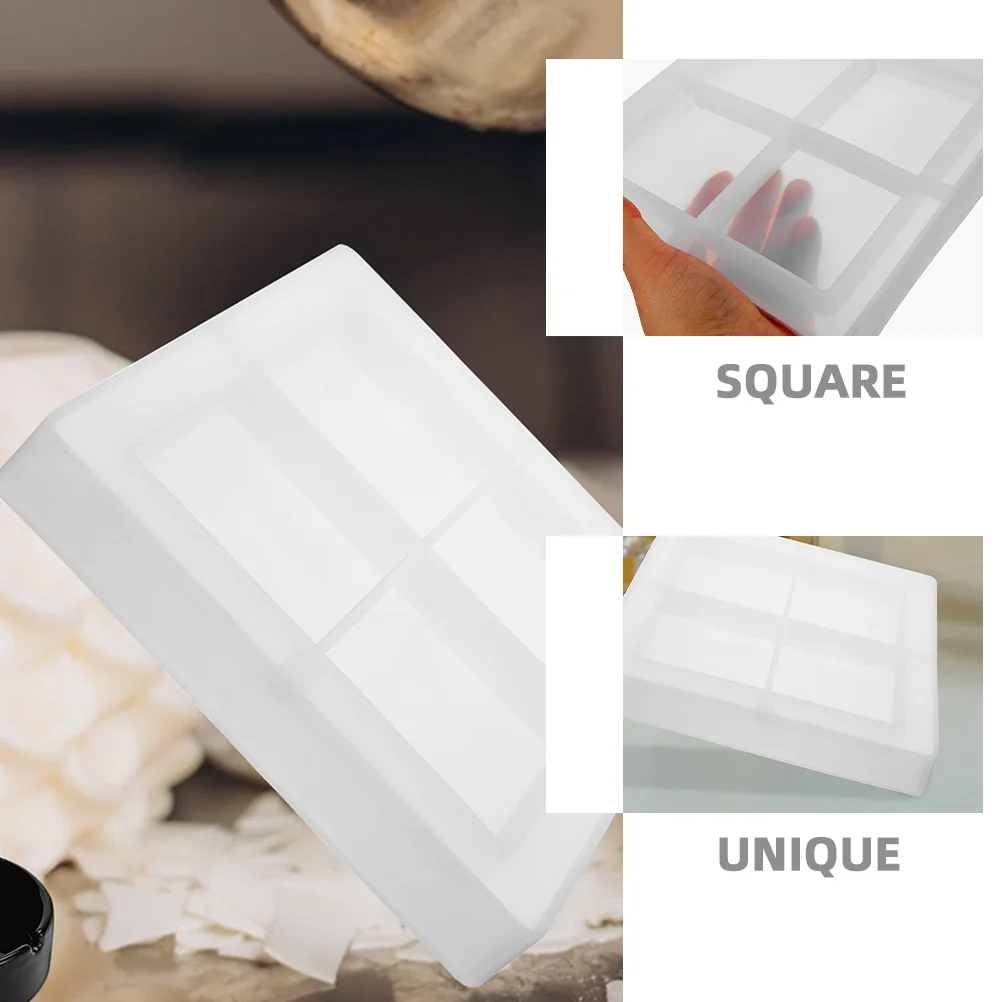 2Pcs DIY Silicone Ashtray Mold Square Shape Reusable Tearproof Mold for Epoxy Resin Crafts Tray Decoration DIY Making Supply