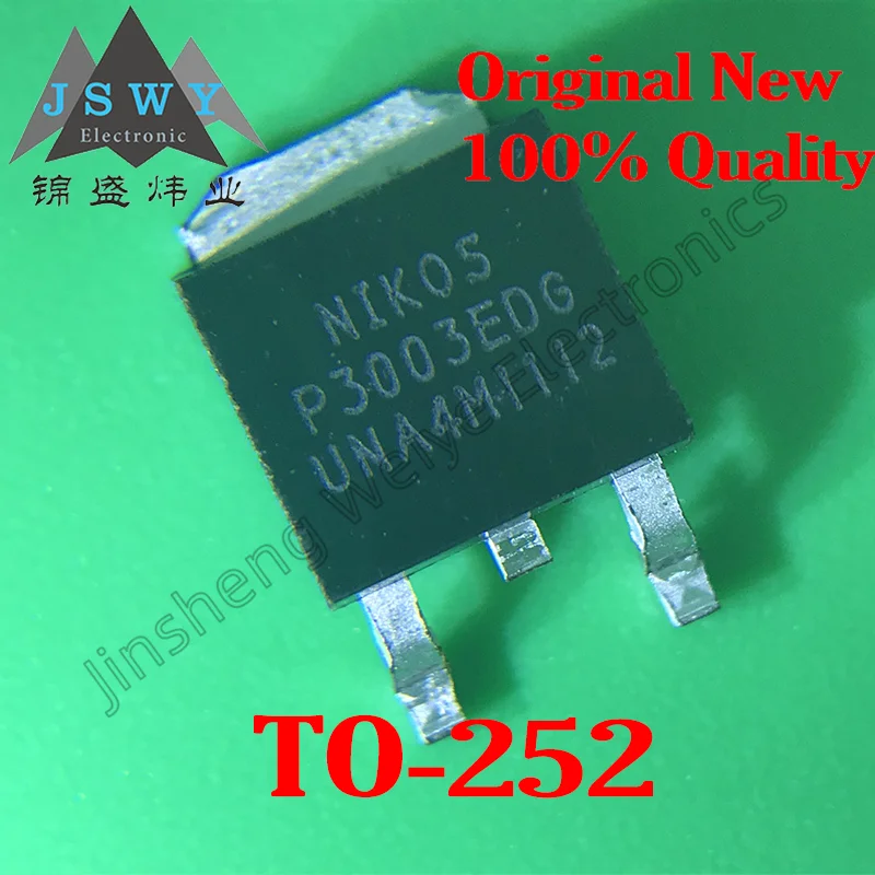 

(10/50 pcs) Original P3003EDG TO-252 P-Channel Logic Level Enhanced Field Effect Tube -30V-18A Brand New In Stock Electronics