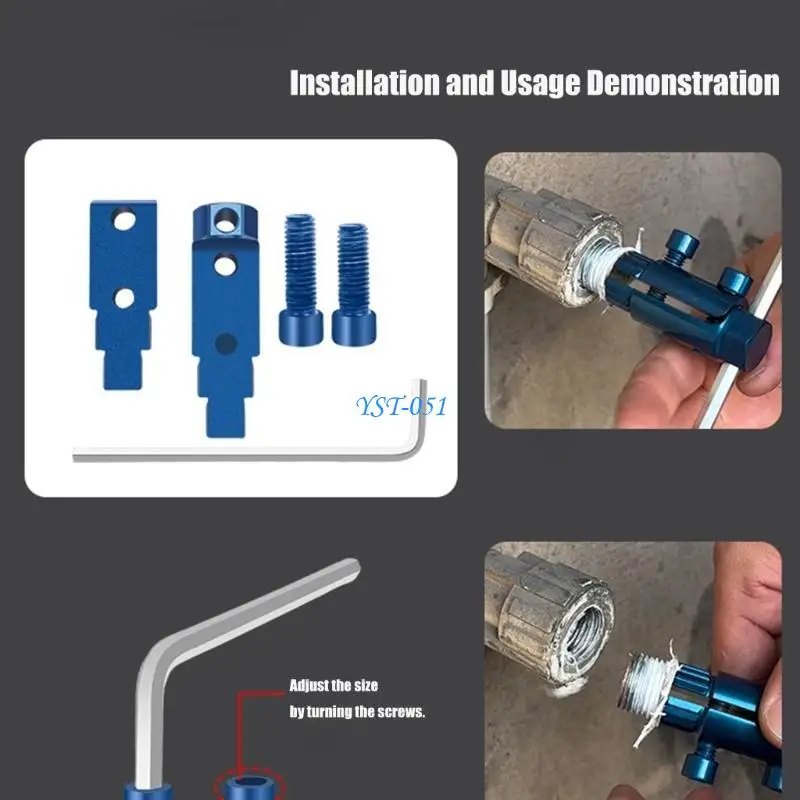 E15A Fios rosqueamento do extrator fio quebrado Torneira Removentes parafuso