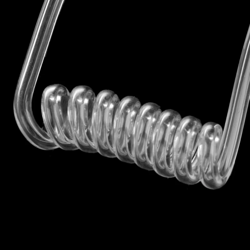 New Earphone Transparent Coil Acoustic Air Tube Earplug For Two-Way Radio Walkie Talkie Earpiece Headset Accessories Drop