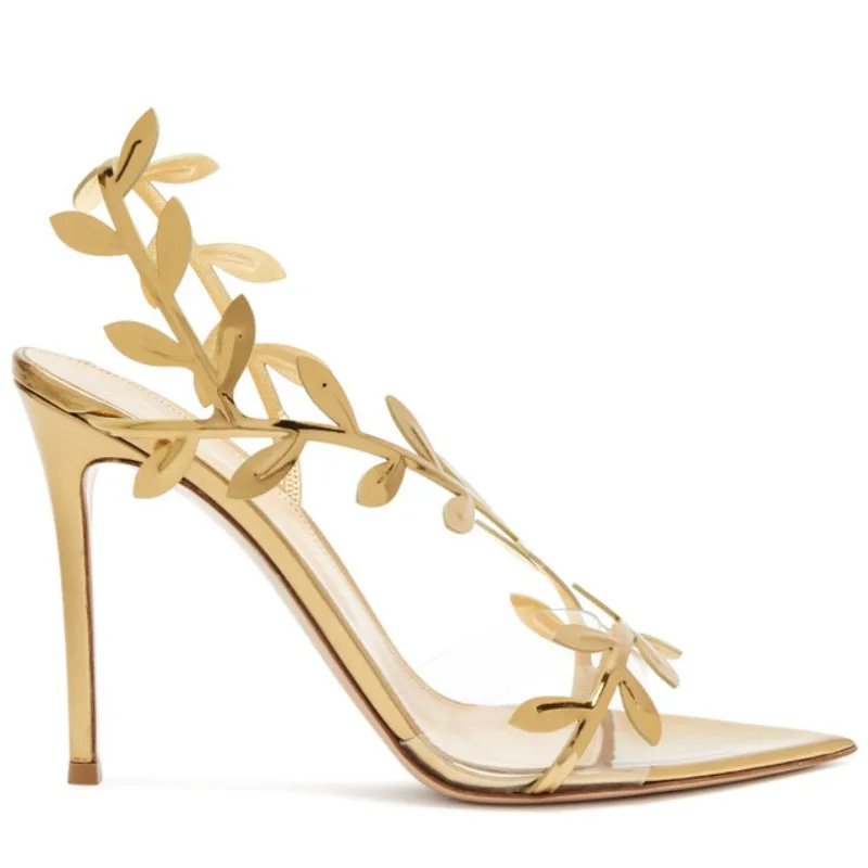 

2025 женские летние новые стильные модные сандалии из лаковой кожи с ремешком в сказочном стиле на высоком каблуке-шпильке с острым носком и открытым носком