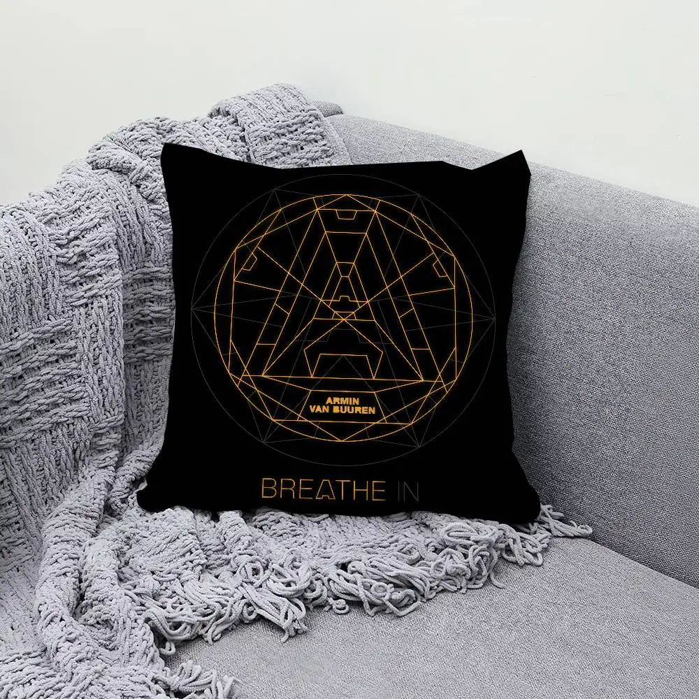 

A-Armin Van B-Buuren Breathe In 30x30cm 45x45cm Pillow Case Decor Protective Covers Comfortable Soft For Sofa Living Room Home O