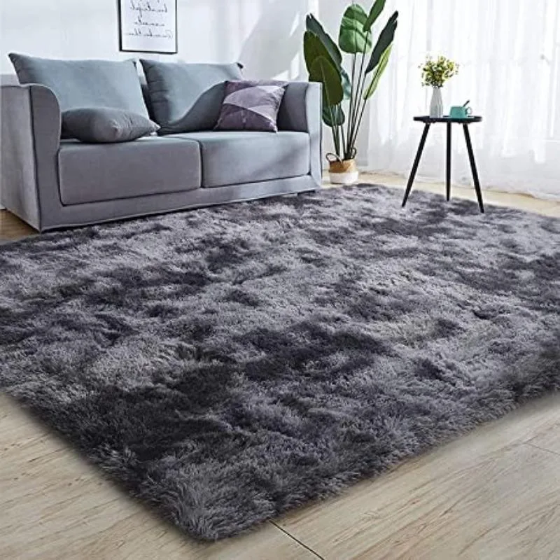 

Fluffy Rug, 1 Count Non-slip Soft Floor Mat, Summer Modern Style Area Rug, Decorative Carpet for Home Living Room Bedroom