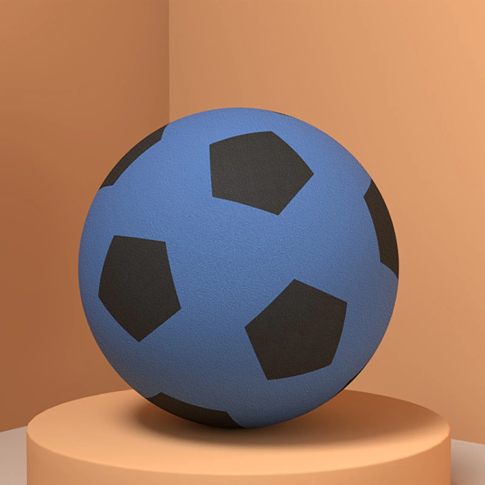 عبوة واحدة، لونين للاختيار من بينها، كرة تدريب إسفنجية من البولي يوريثان فائقة الهدوء، تأتي مع حقيبة شبكية - كرة قدم صامتة عالية المرونة للاستخدام المنزلي وتطوير المهارات اللطيفة، سطح متين #1