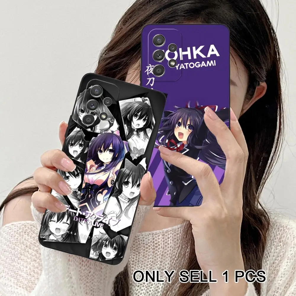Date a Live Tohka Yatogami Phone Case for Samsung Galaxy A26 25 24 23 22 21 17 16 15 14 13 12 11 5G Soft TPU Shockproof Cover