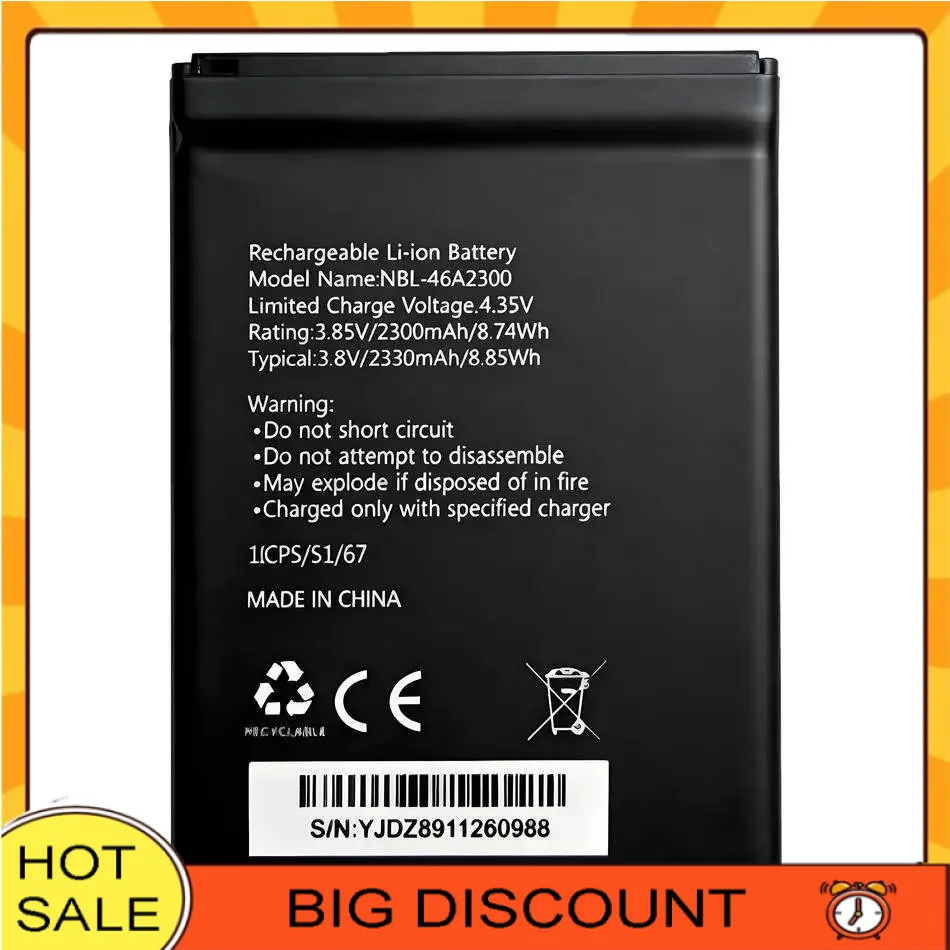 Nbl-46A2300 Safe 2330Mah Long-Lasting Mobile Phone Battery For TP-Link Neffos C7A TP705A TP705C