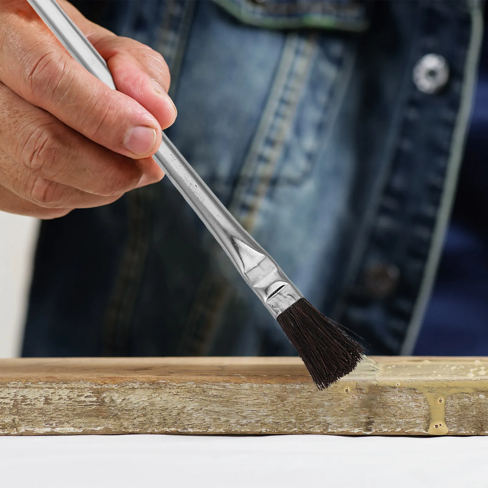 

36Pcs Leathercraft Tool Brushes for Glue and Oil Application DIY Projects Glue Applicator Set Professional Craft