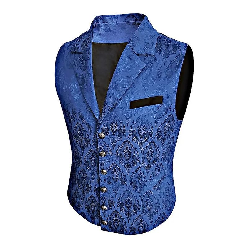 Foreign Trade Autumn New Men's Vest Slim Fit Fashionable Men's Business Vest Jacket   Men Clothing