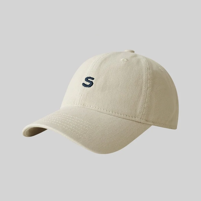 

new baseball cap Korean version of the letters embroidered casual versatile men and women with the same soft top baseball cap