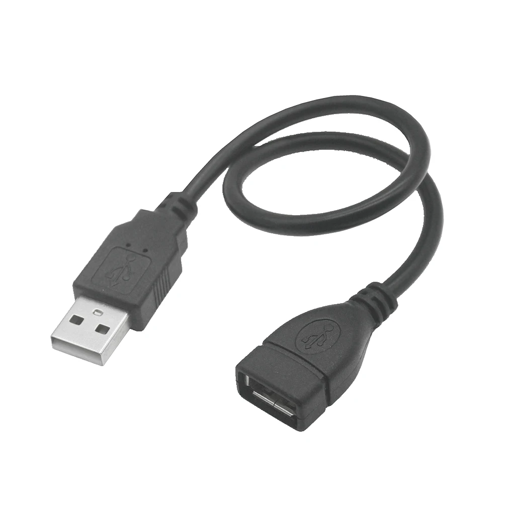 Cabo de Extensão USB 2.0, macho para fio fêmea, cabo de carregamento para PC, desktop, laptop, impressora, mouse, teclado, móvel, disco rígido