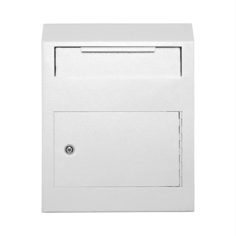 Box Steel Mailbox for Rent Payments, Mail, Keys, Cash, Checks