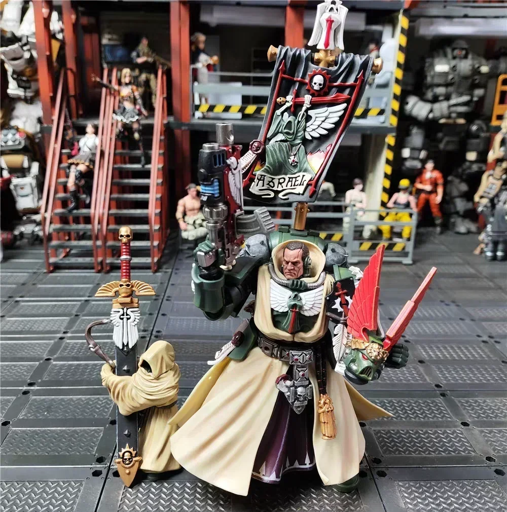 【MT】JOYTOY 1/18 عمل الشكل Warhammer 40K Dark Angels Master Azrael أنيمي اللعب هدية الكريسماس
