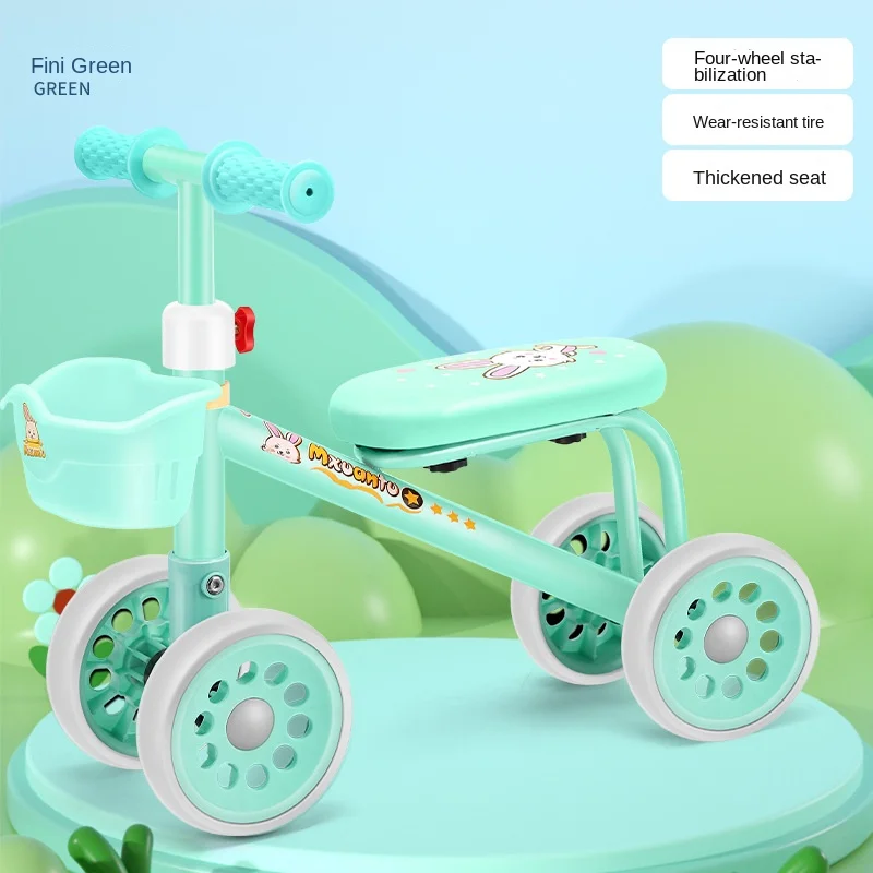 LazyChild 1-6 Years Old Children's Scooter Twist Car Baby Music Light Four-wheel Anti-rollover Walker Child Yo Car Dropshipping