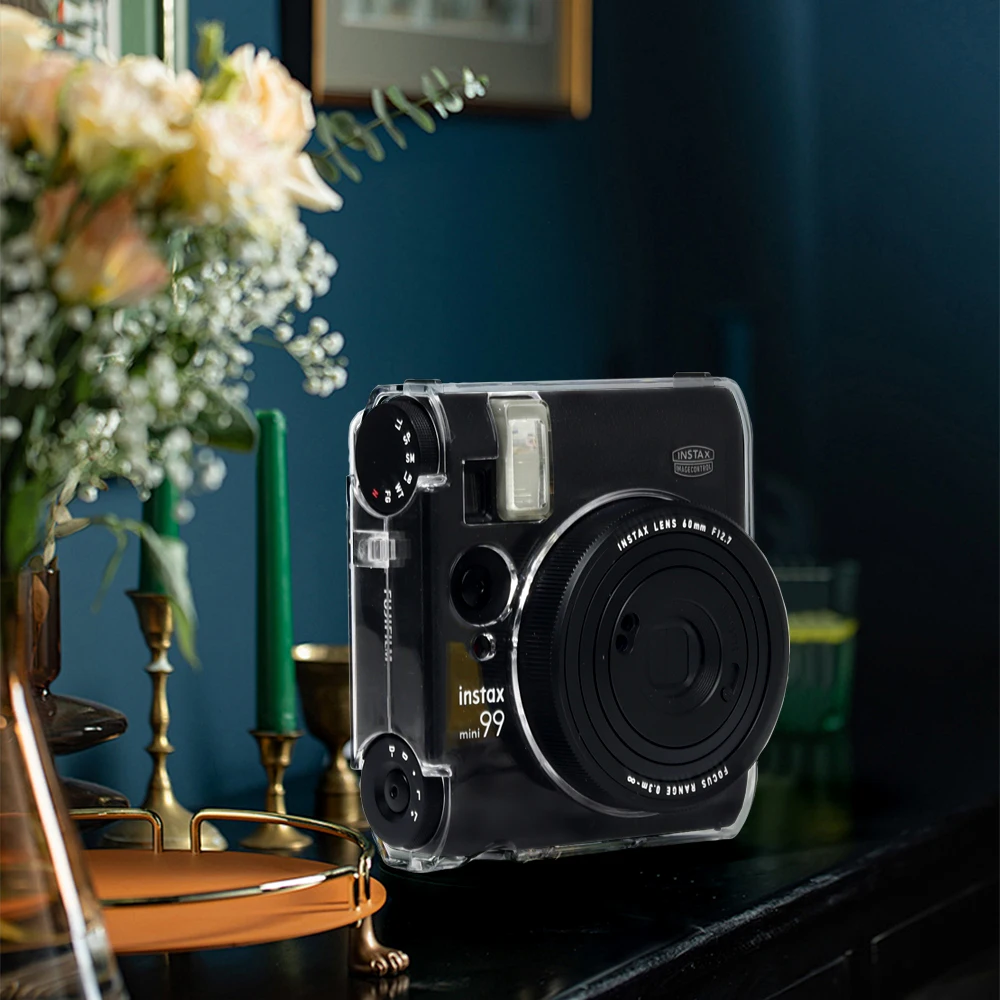 Custodia trasparente per Instax Mini 99 Custodia protettiva in cristallo per PC resistente antigraffio e anticaduta