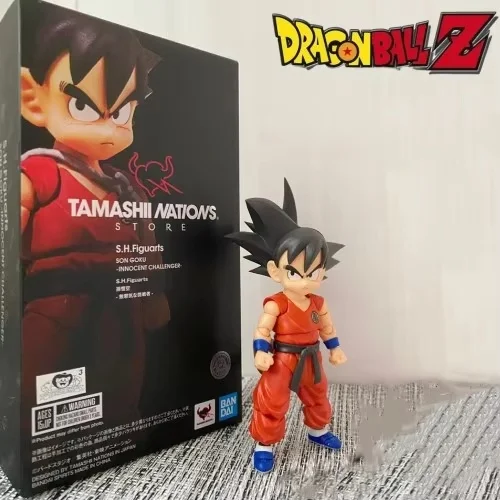 In Stock Original Shfiguarts Son Goku Anime Action Figures  Tnst Shf Dragon Ball Innocent Toys Model Collect Hobby Chrismas Gift