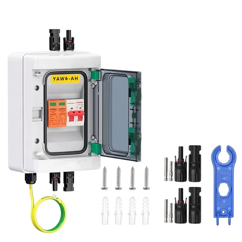 N10R-Distribution Box PV Combiner Box Solar DC600V Economical 1 In 1 Out Distribution Box