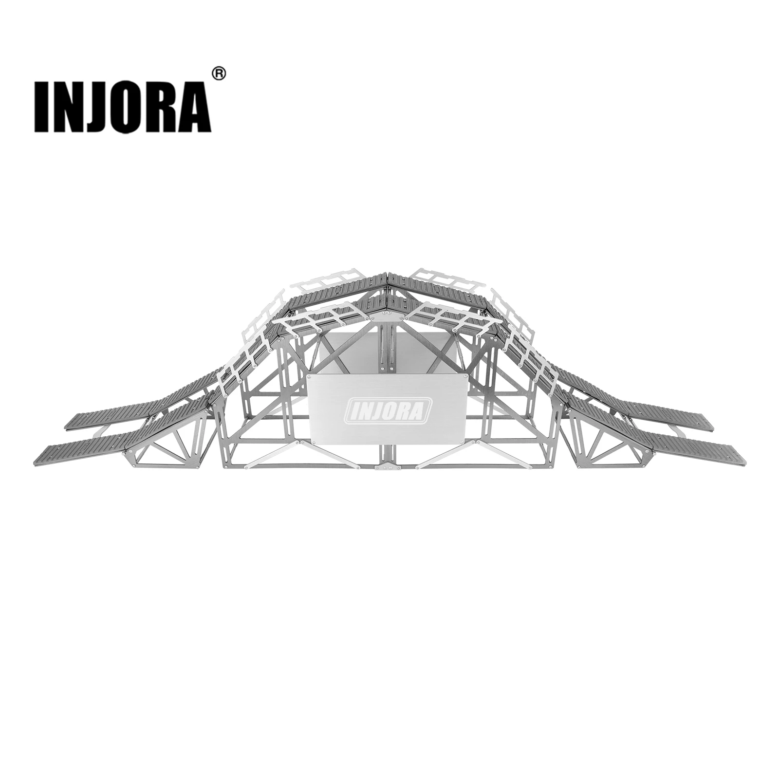 INJORA Bridge Course Obstacle Kit for 1/18 1/24 RC Crawer Car SCX24 AX24 TRX4M FCX24